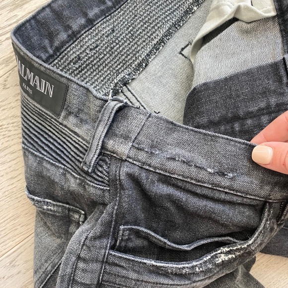 Authentic Balmain Distressed Jeans - Picture 6 of 7